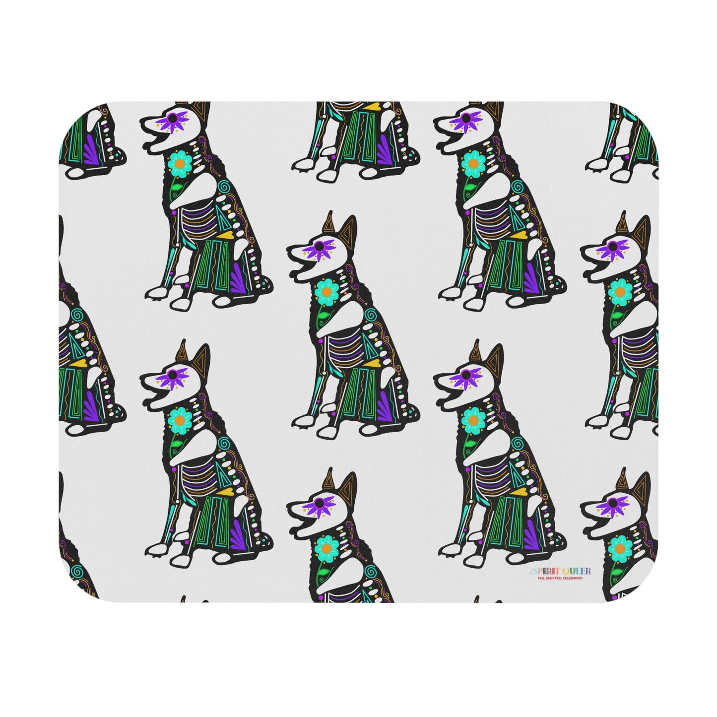 Dia de los Muertos German Shepard Mouse Pad (Rectangle)