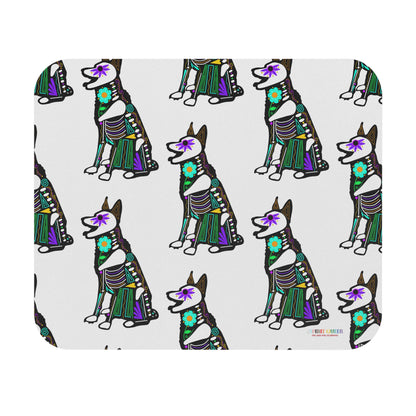Dia de los Muertos German Shepard Mouse Pad (Rectangle)