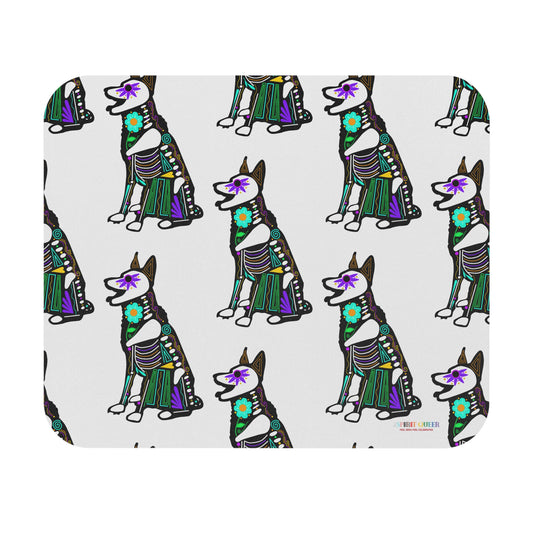 Dia de los Muertos German Shepard Mouse Pad (Rectangle)