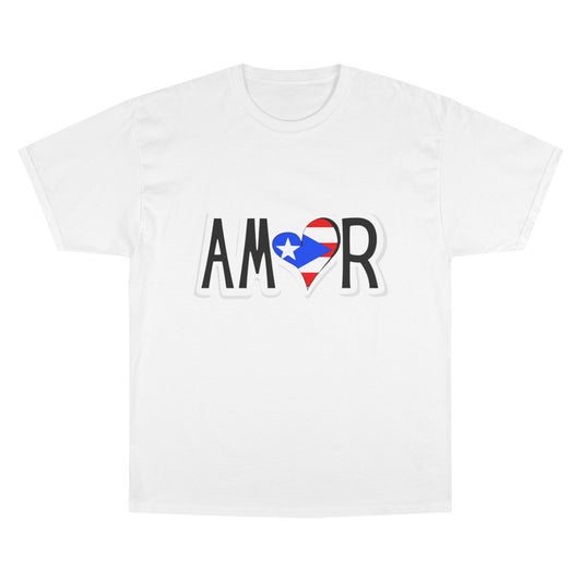 Amor Puerto Rico White Champion T-Shirt