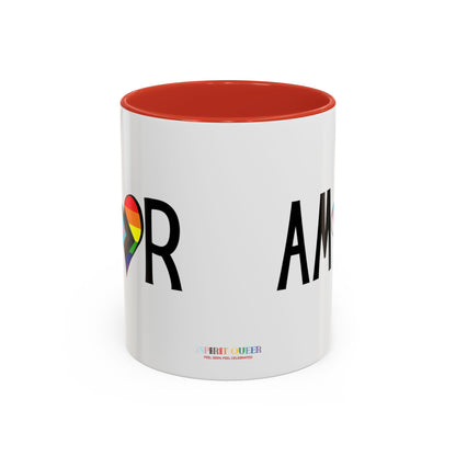 Amor  Inclusive Accent Coffee Mug