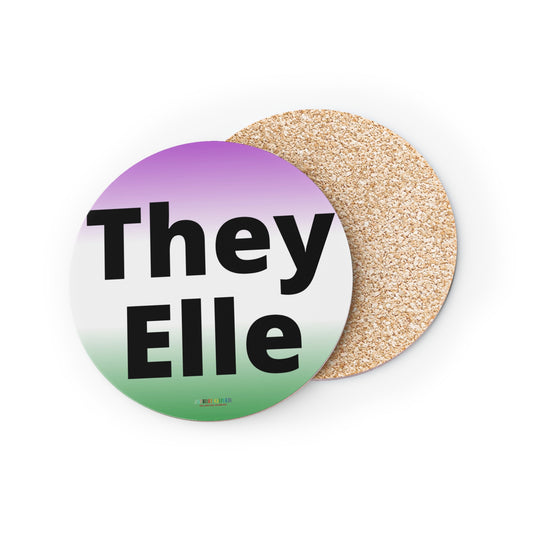 They / Elle GNC Coasters