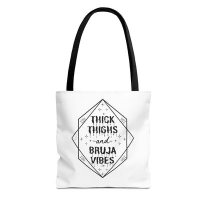 Thick Thighs Bruja Vibes Tote Bag