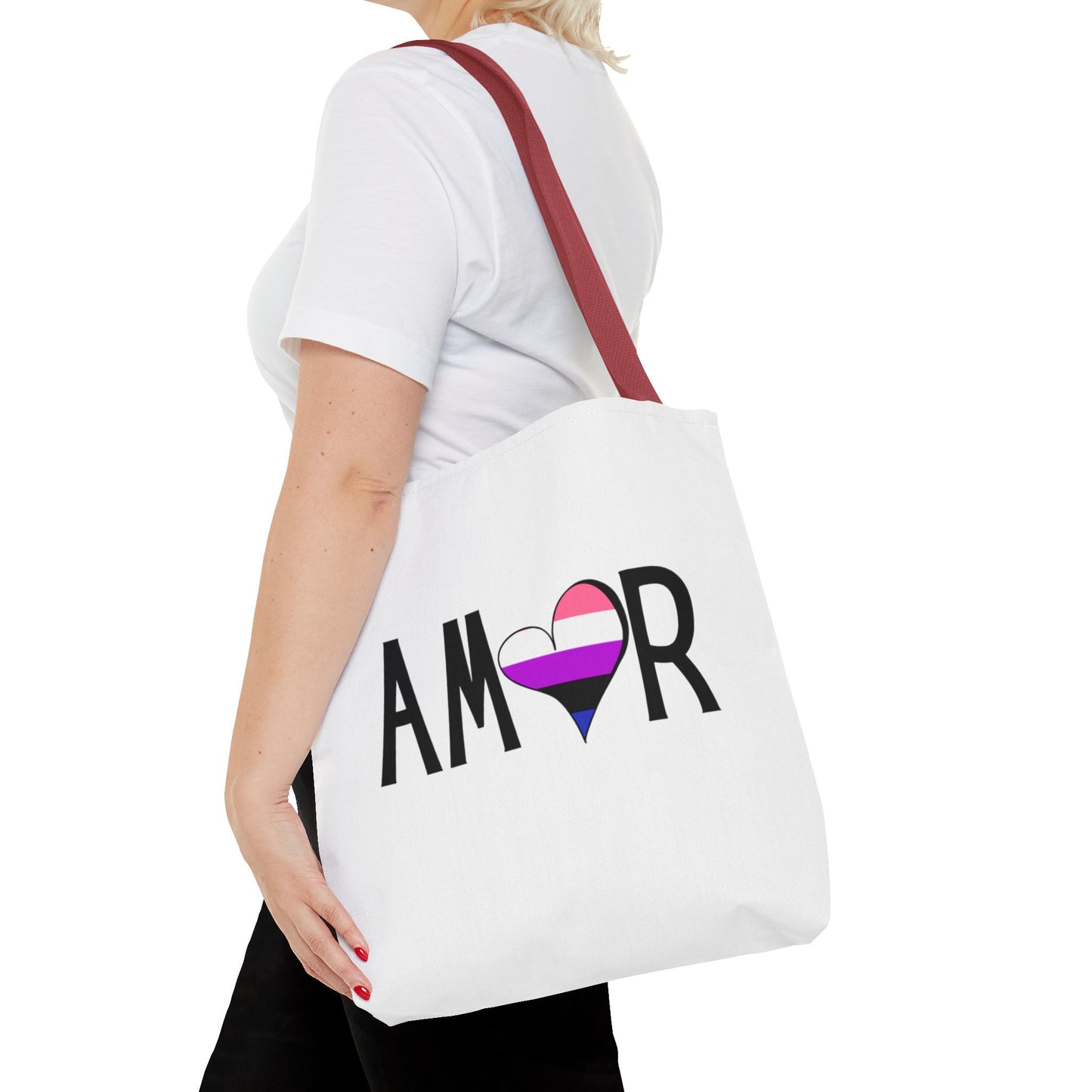 Amor Genderfluid Tote Bag