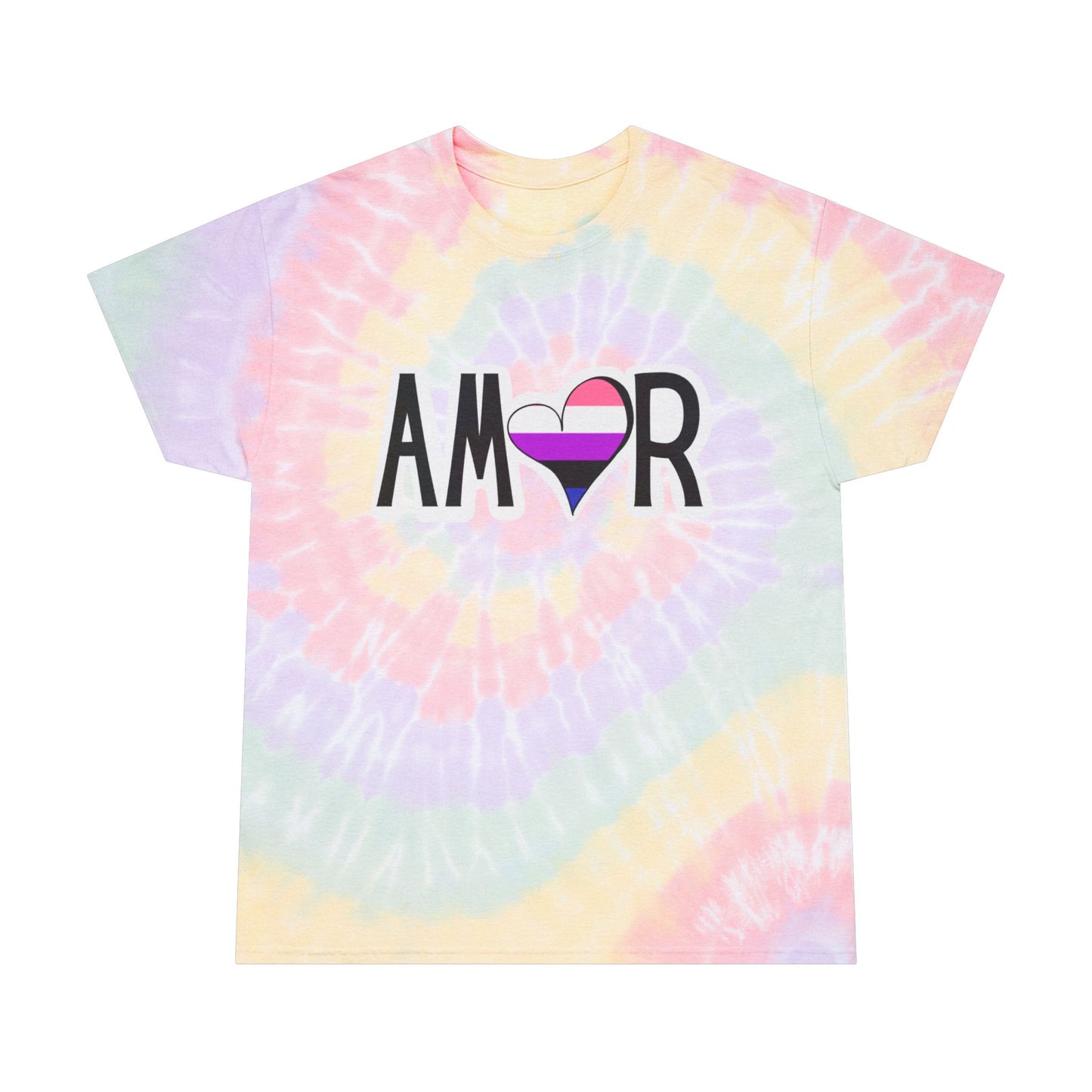 Amor Genderfluid Tie-Dye Tee