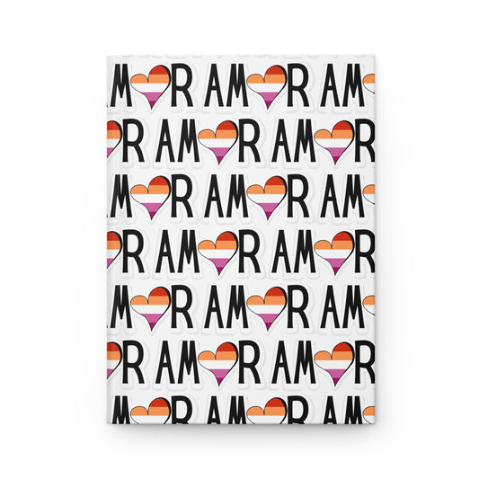 Amor Lesbian Hardcover Journal