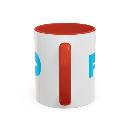 Perreo Es Mi Profesion Blue Accent Coffee Mug