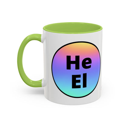He / El Rainbow Coffee Mug