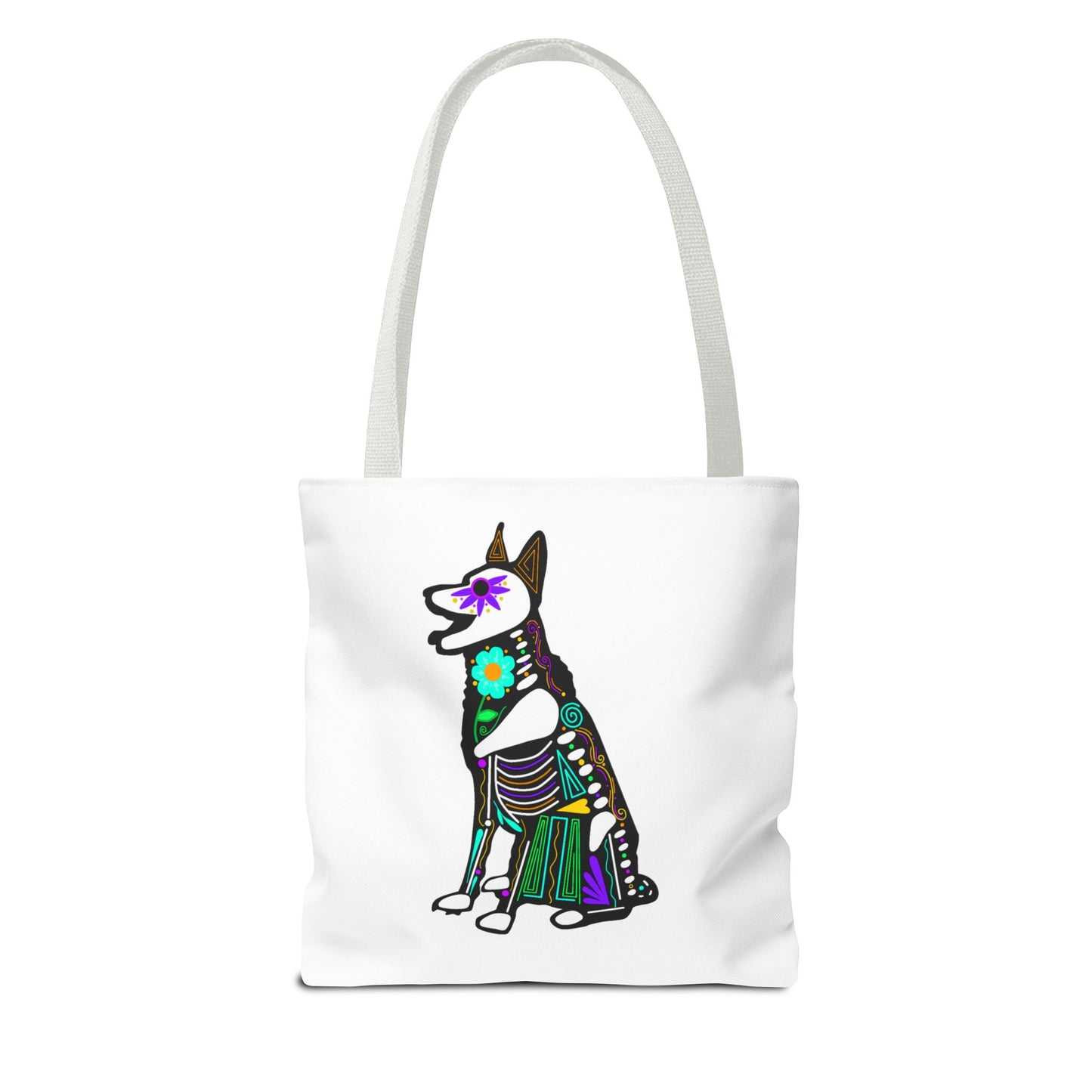 Dia de los Muertos German Shepard Tote Bag
