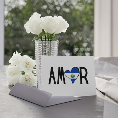 Amor El Salvador Greeting Cards