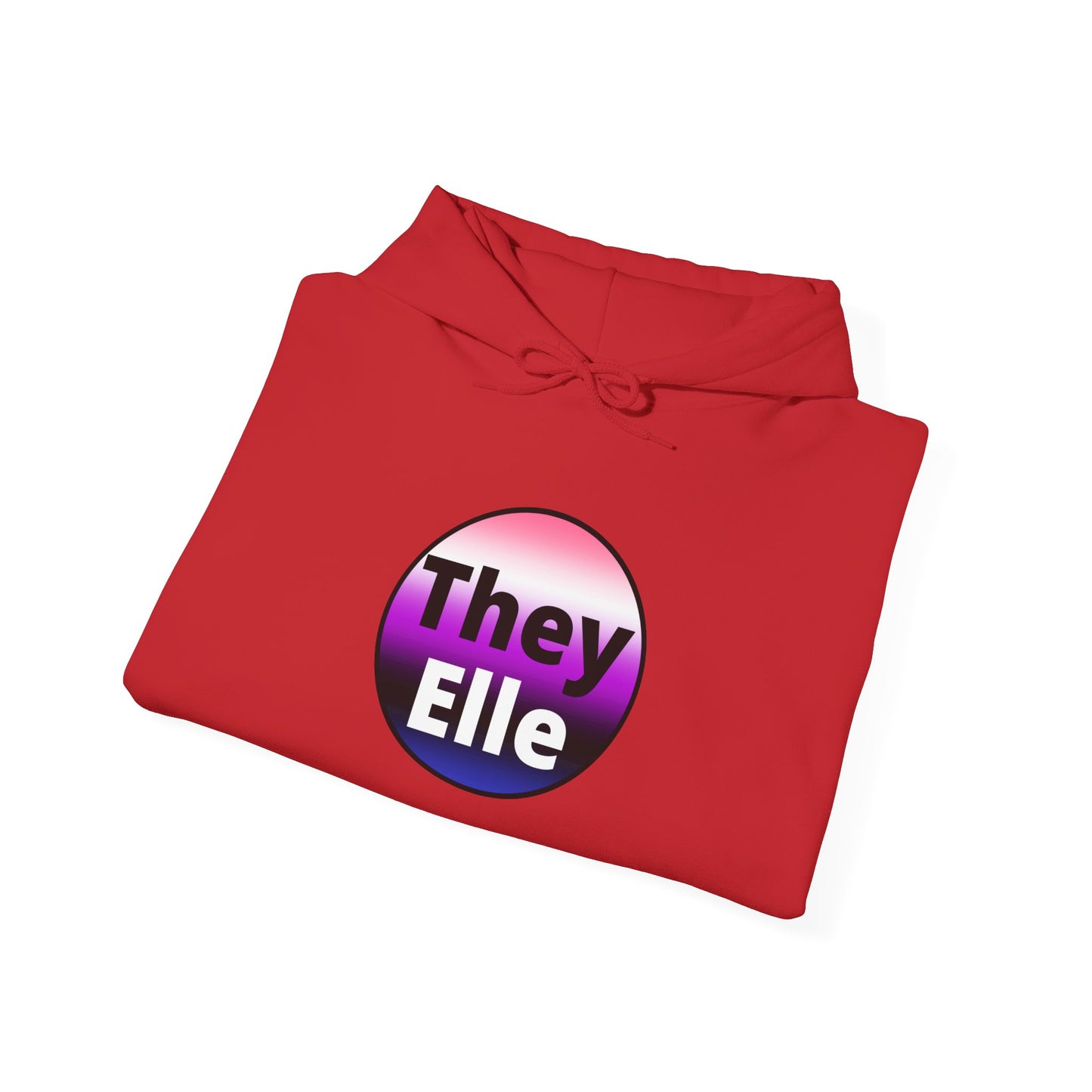 They / Elle Genderfluid Hooded Sweatshirt