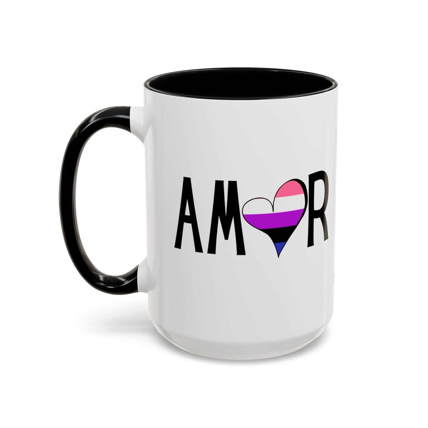 Amor Genderfluid Accent Coffee Mug