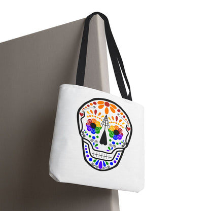Queer Sugar Skull Tote Bag