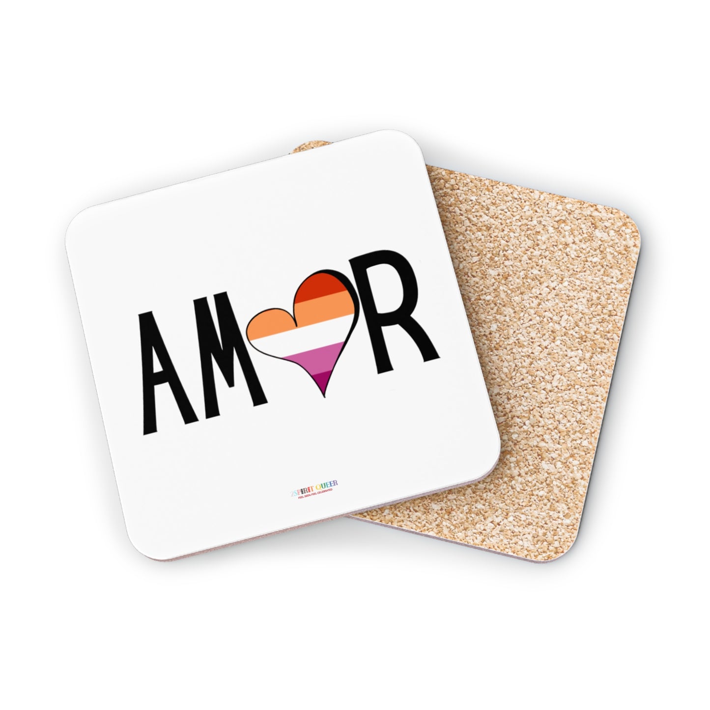 Amor Lesbian Coasters