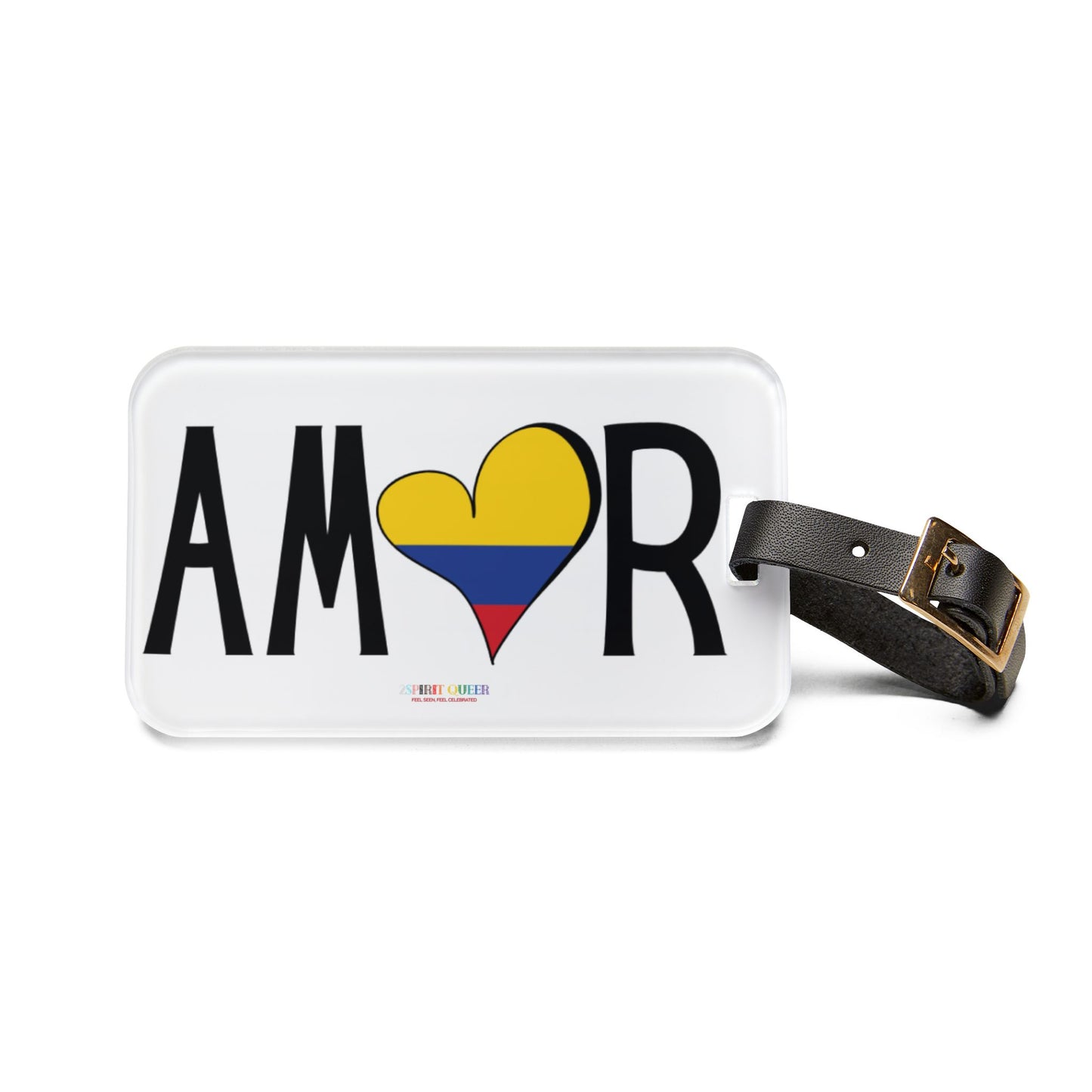 Amor Colombia Luggage Tag