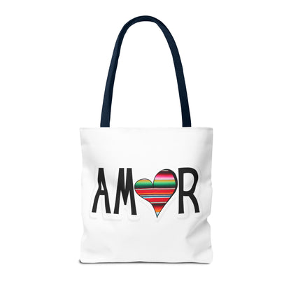 Amor Serape Tote Bag