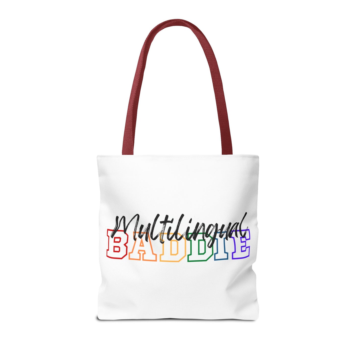 Multilingual Baddie Tote Bag