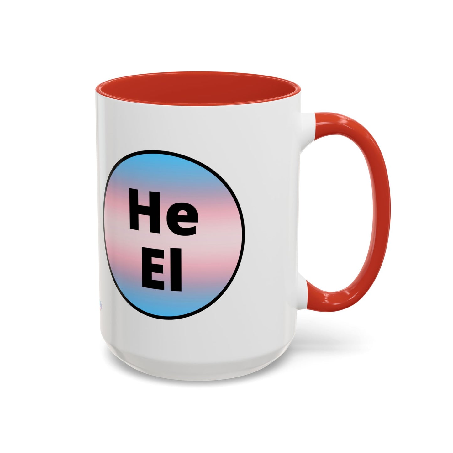 He/El Trans Accent Coffee Mug