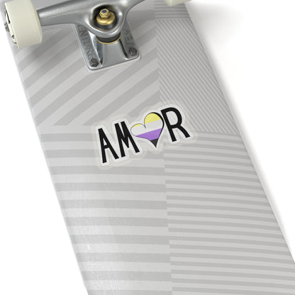 Amor Non Binary Kiss-Cut Stickers