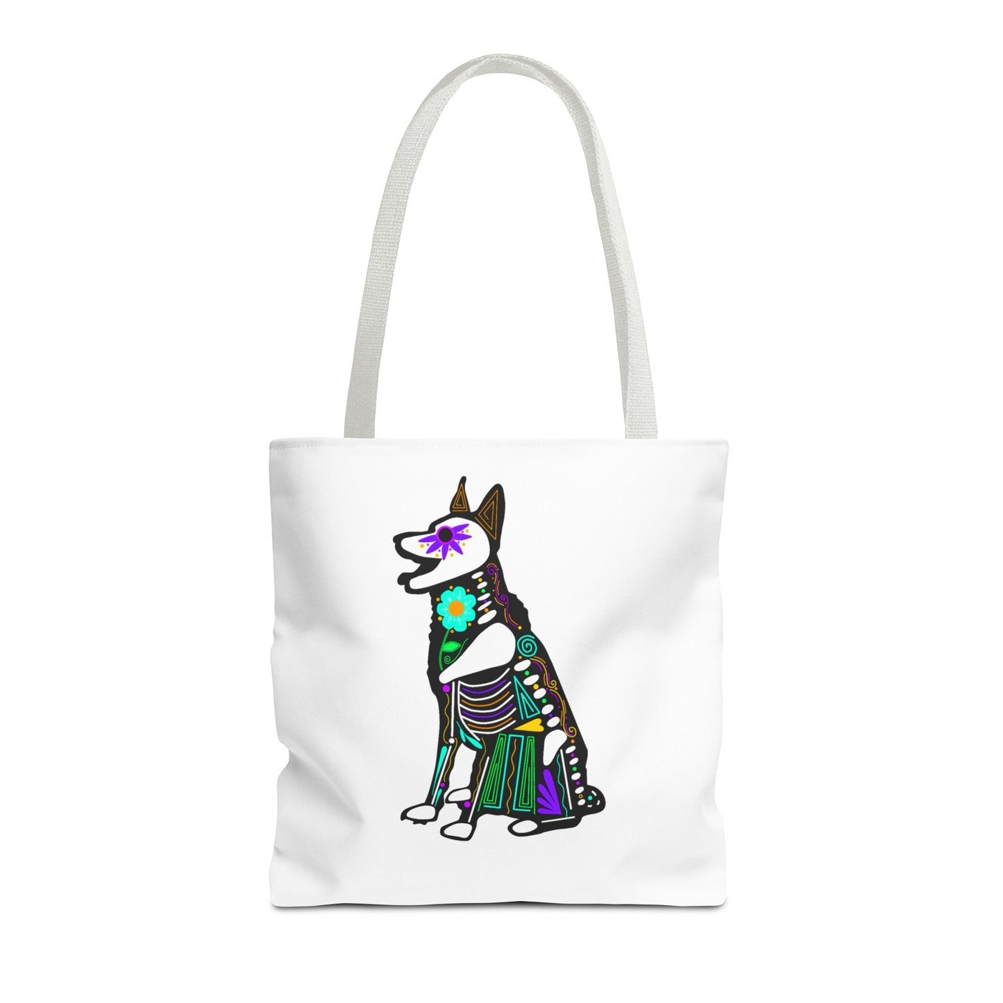 Dia de los Muertos German Shepard Tote Bag