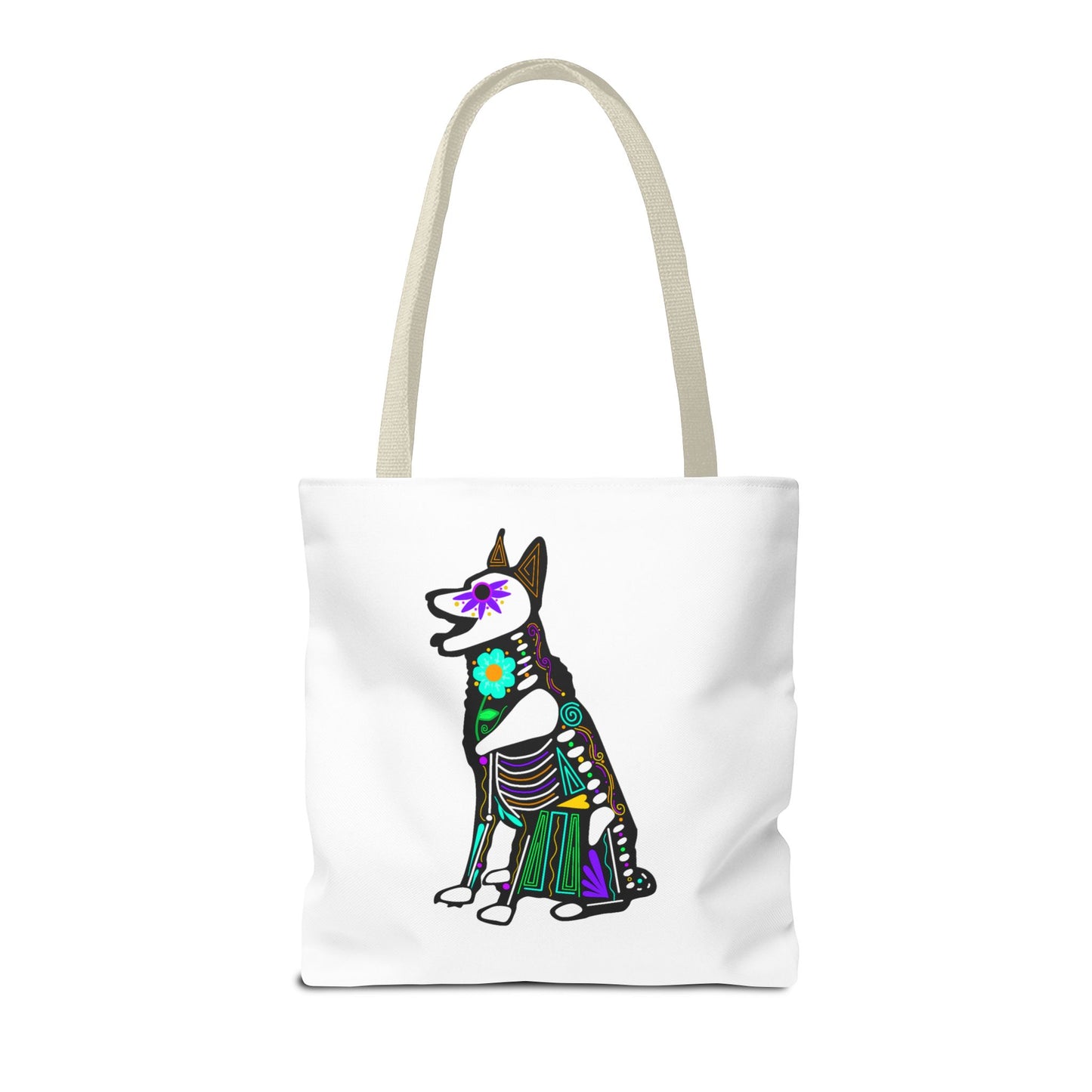 Dia de los Muertos German Shepard Tote Bag