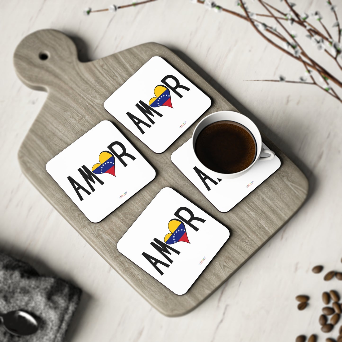 Amor Venezuela Coasters