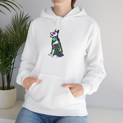Dia de los Muertos German Shepard Hooded Sweatshirt