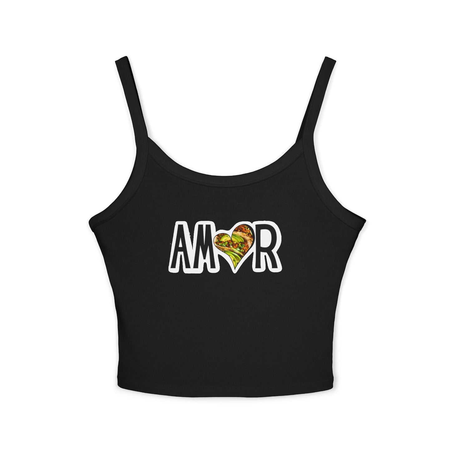 Amor Taco Spaghetti Strap Tank Top