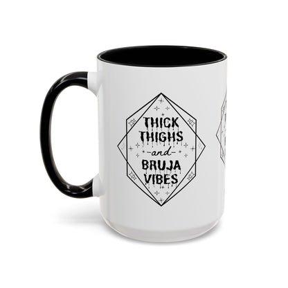 Thick Thighs Bruja Vibes Coffee Mug