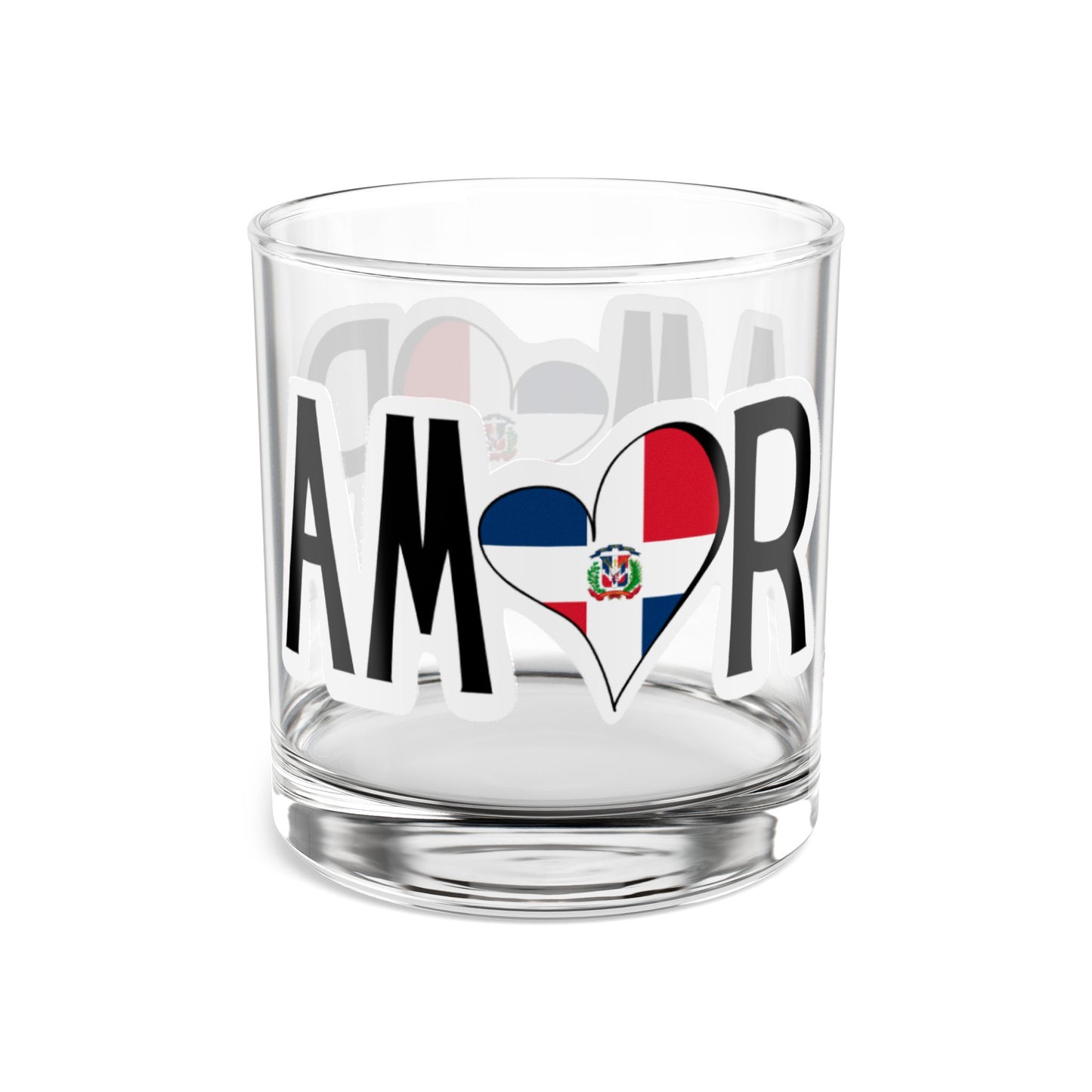 Amor Dominican Republic Glass