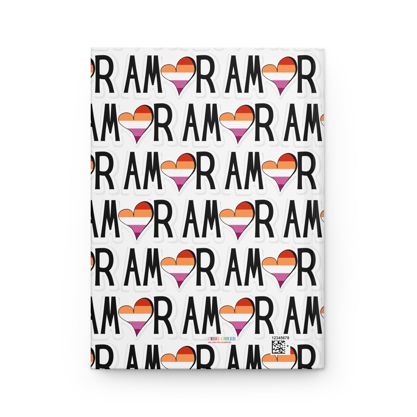 Amor Lesbian Hardcover Journal