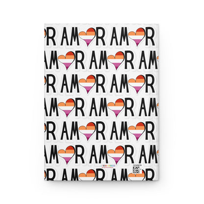 Amor Lesbian Hardcover Journal