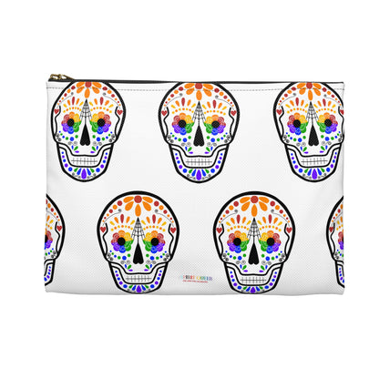 Queer Sugar Skull Accessory Pouch