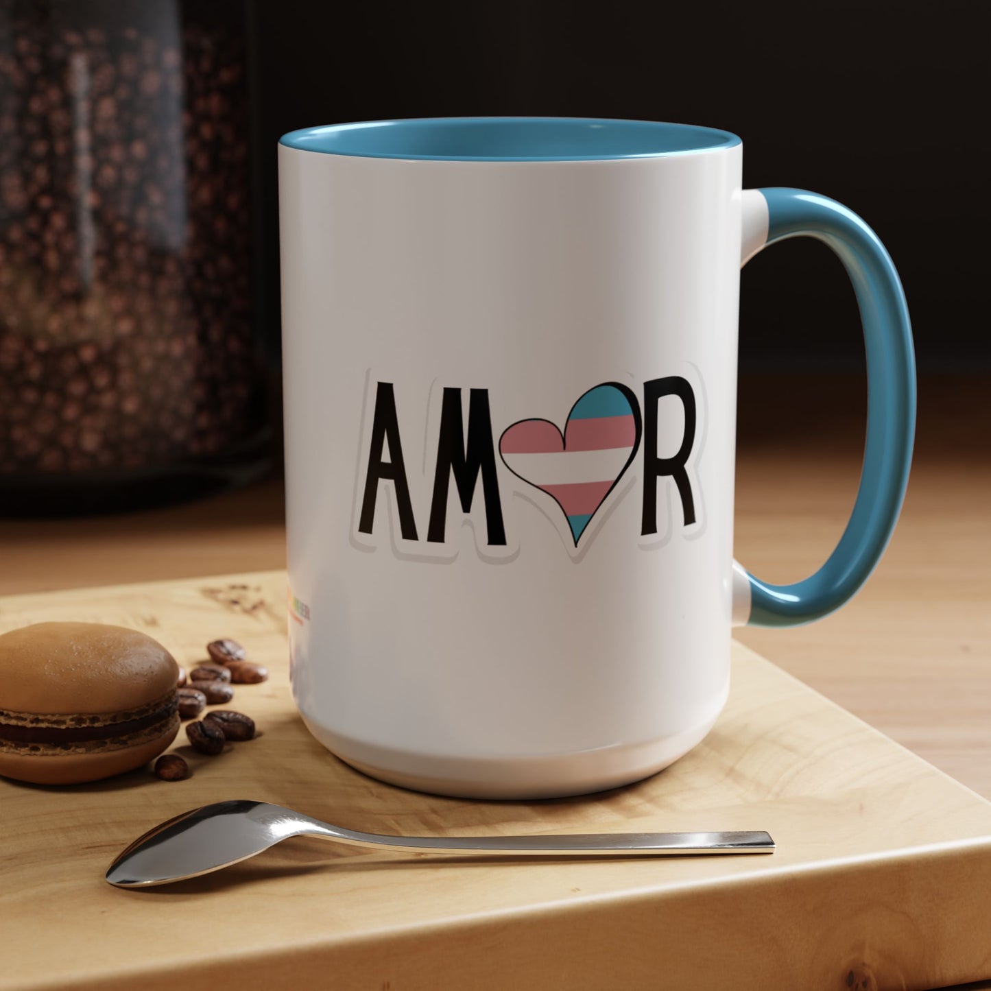 Amor Trans Accent Coffee Mug