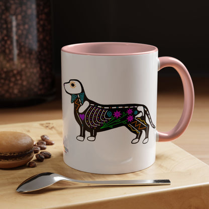 Dia de los Muertos Dachshaund Coffee Mug