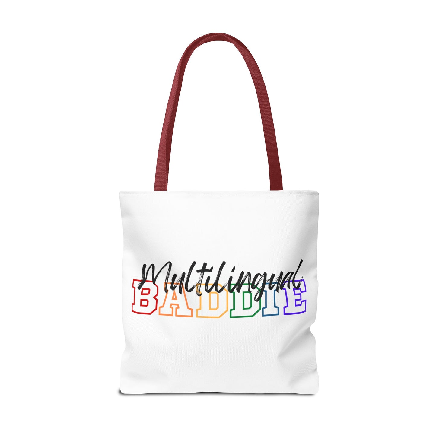 Multilingual Baddie Tote Bag
