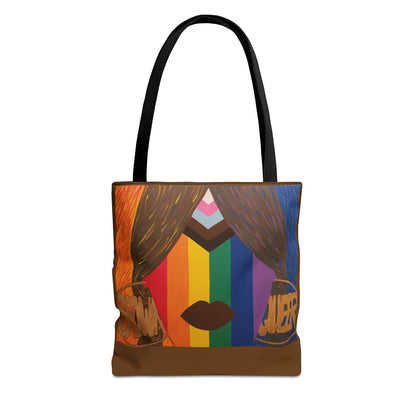 Brown and Queer Tote Bag