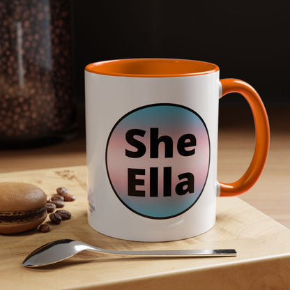 She/Ella Trans Coffee Mug