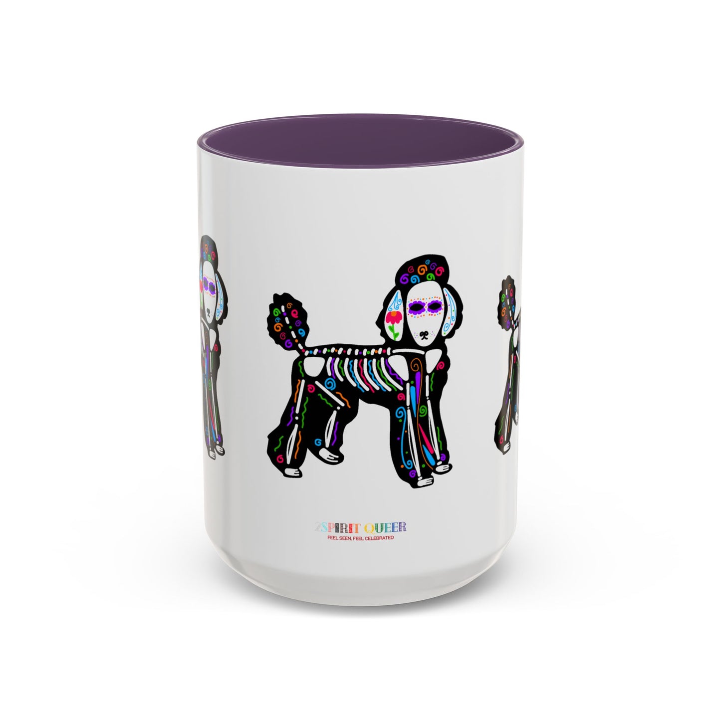 Dia de los Muertos Poodle Coffee Mug