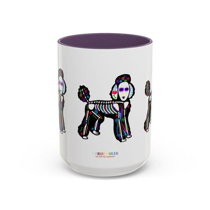 Dia de los Muertos Poodle Coffee Mug