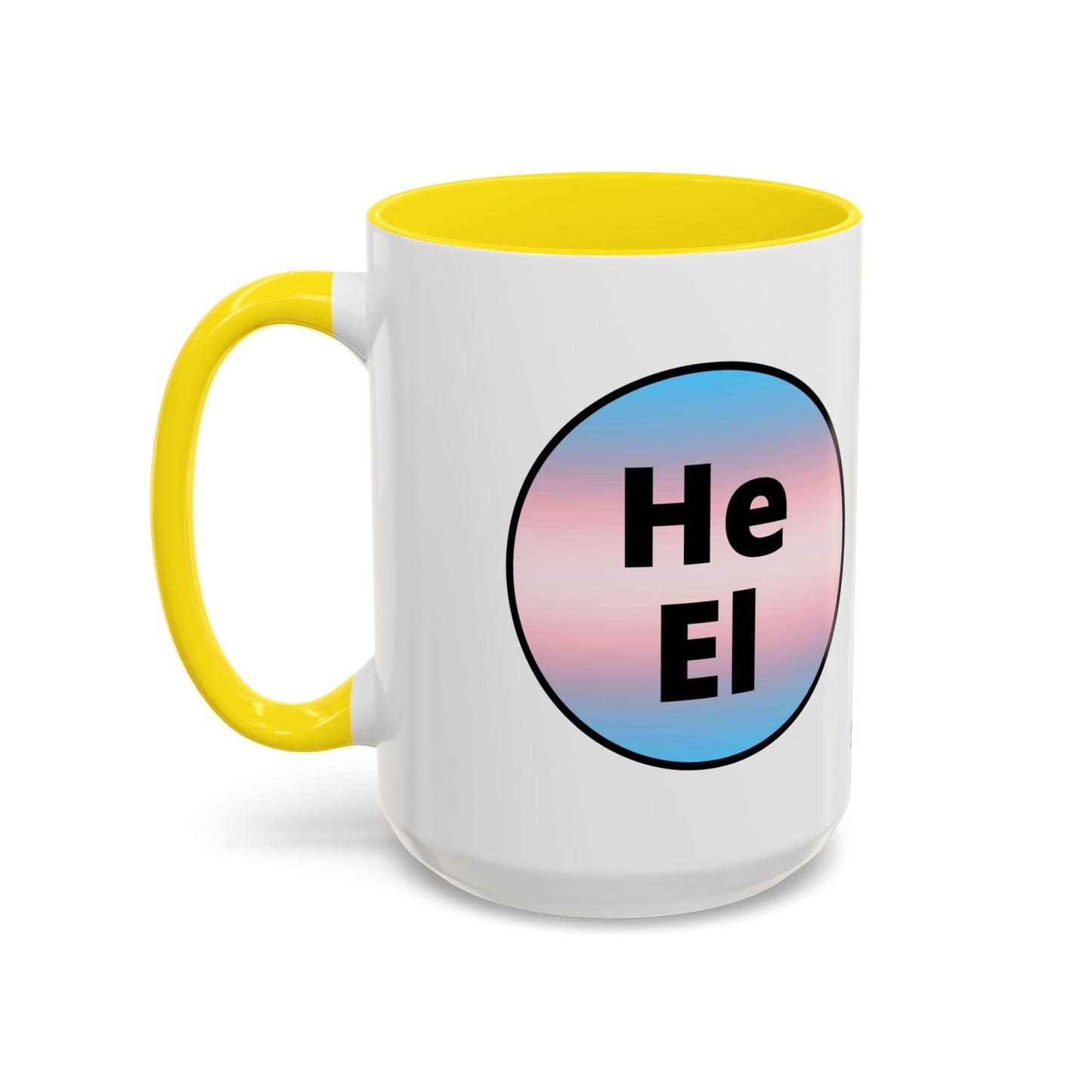 He/El Trans Accent Coffee Mug