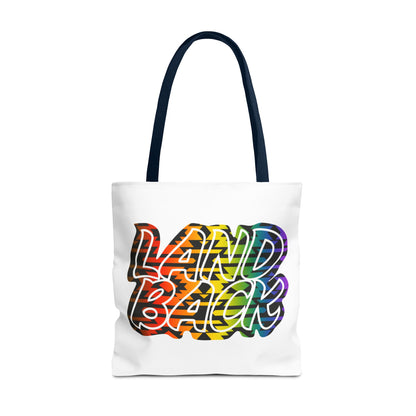 Land Back Motif Tote Bag