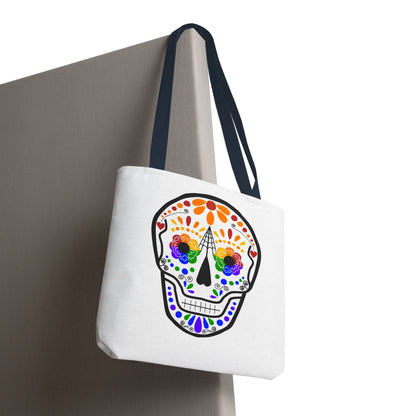 Queer Sugar Skull Tote Bag