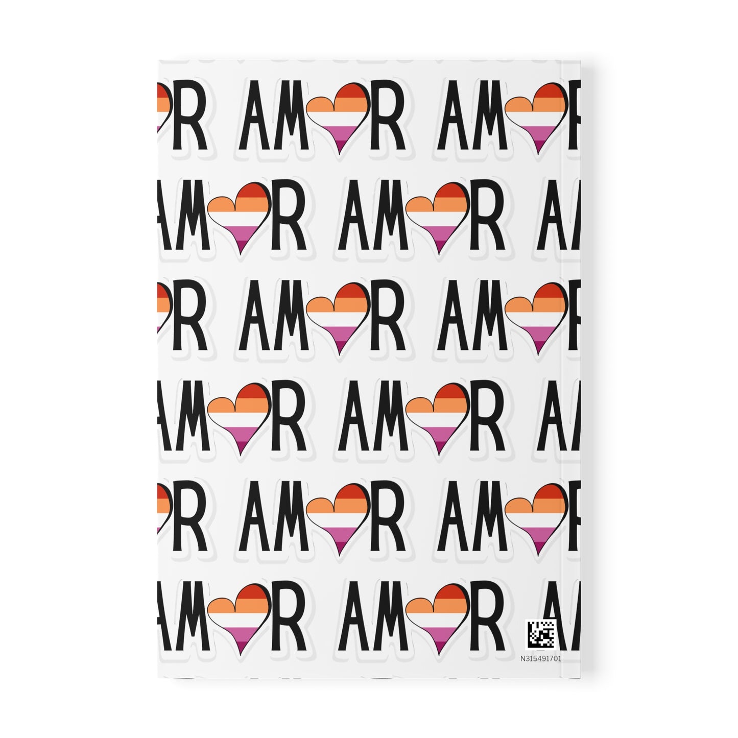 Amor Lesbian Softcover Notebook, A5
