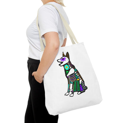 Dia de los Muertos German Shepard Tote Bag