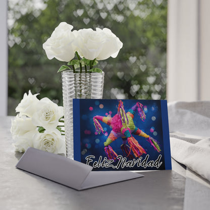 Feliz Navidad Pinata Greeting Cards