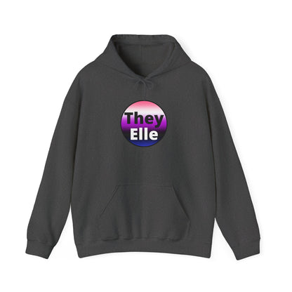 They / Elle Genderfluid Hooded Sweatshirt