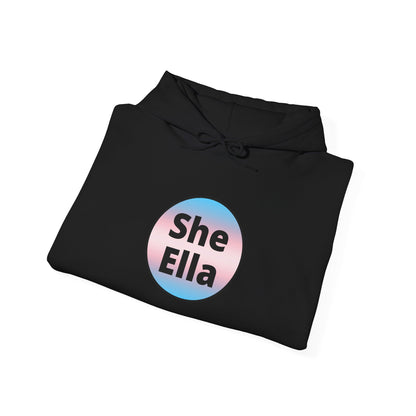 She / Ella Trans Hooded Sweatshirt
