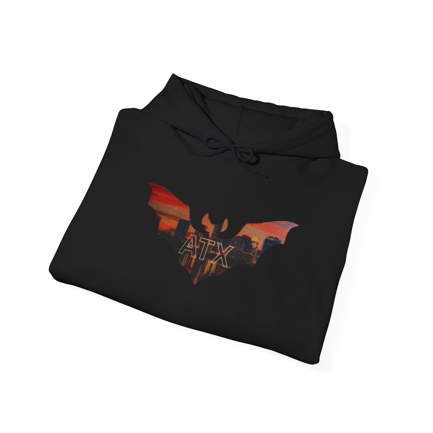 ATX Skyline Bat Hooded Sweatshirt