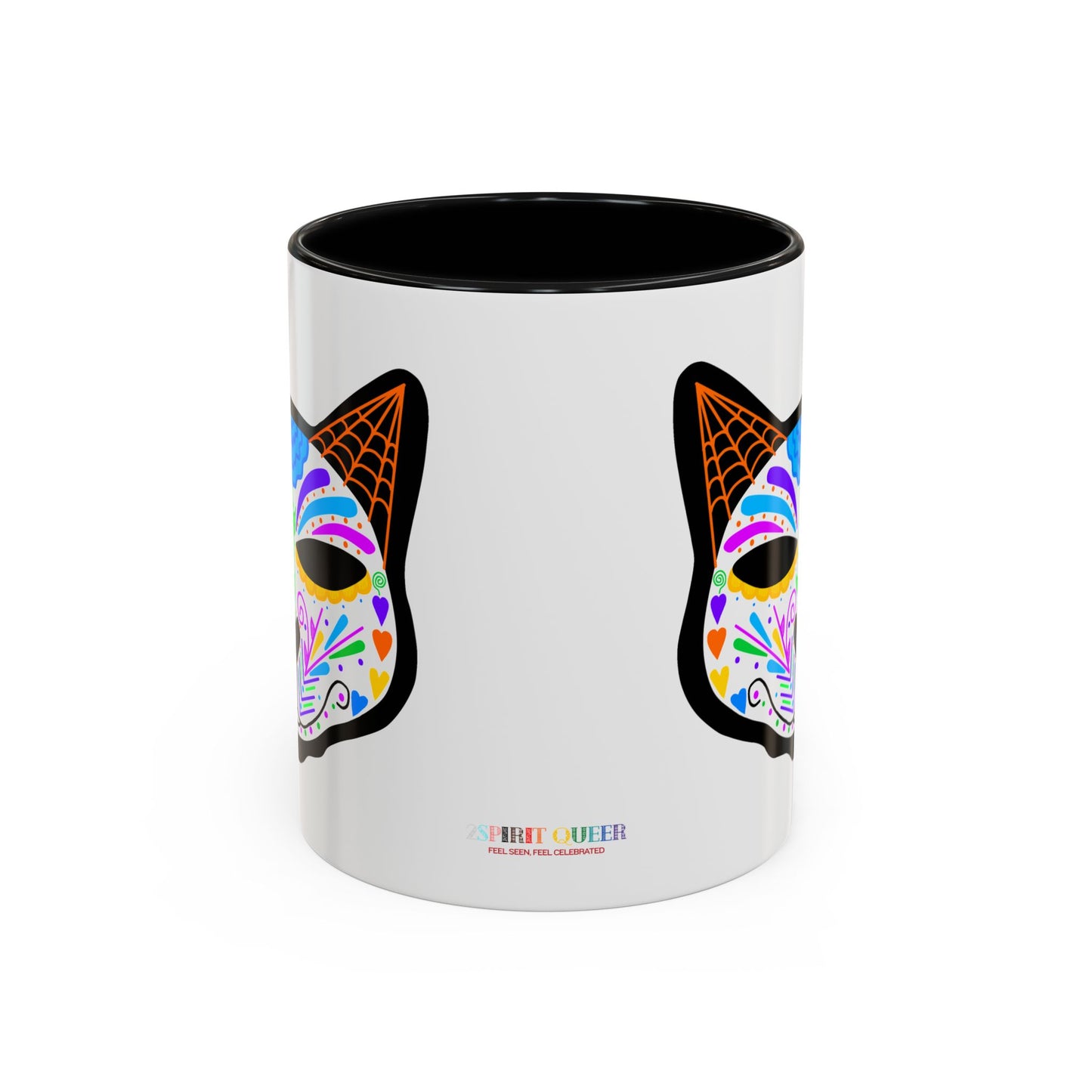 Dia de los Muertos Cat Coffee Mug
